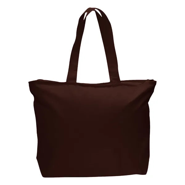 12 oz Cotton Canvas Large Tote Bag - 23"W x 17"H x 6"D x