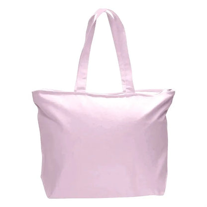12 oz Cotton Canvas Large Tote Bag - 23"W x 17"H x 6"D x