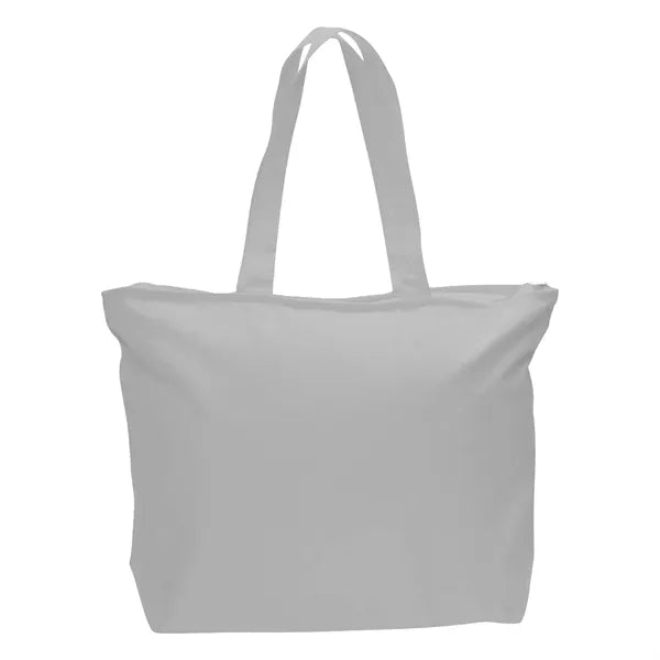 12 oz Cotton Canvas Large Tote Bag - 23"W x 17"H x 6"D x