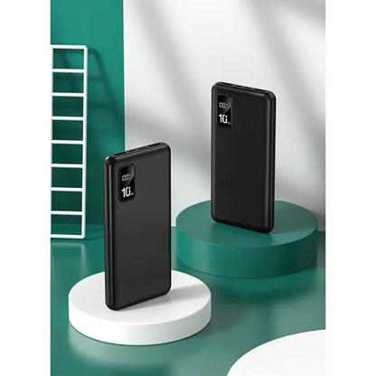 Powerbank 10000mAh Capacity with Digital Display