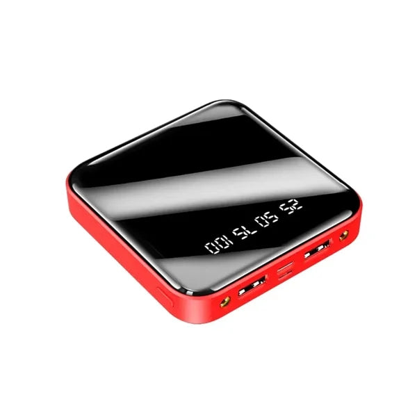 10000 mAh Thin Small Glass Power Bank with digital display