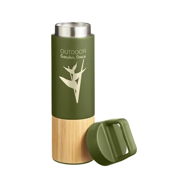 20 oz Tao Bamboo Vacuum Insulated Stainless Steel Bottle