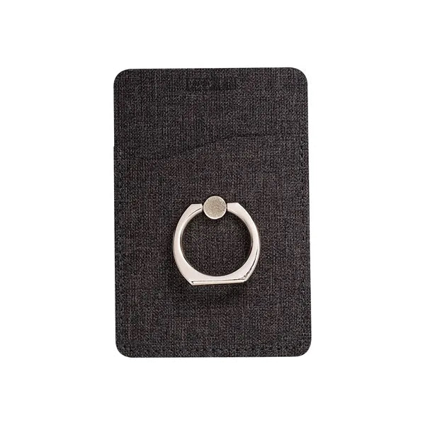 Leeman RFID Phone Pocket With Metal Ring Stand