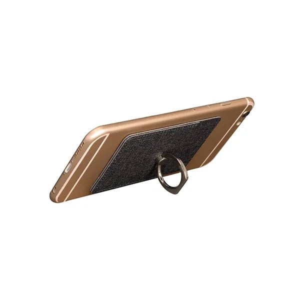 Leeman RFID Phone Pocket With Metal Ring Stand
