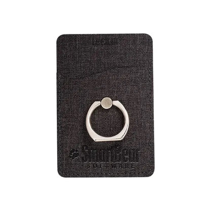 Leeman RFID Phone Pocket With Metal Ring Stand