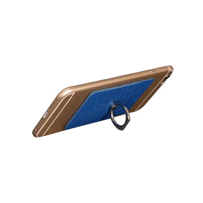 Leeman RFID Phone Pocket With Metal Ring Stand