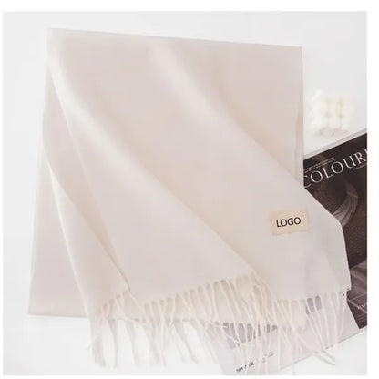 Soft Cashmere Feel Wide Winter Scarf