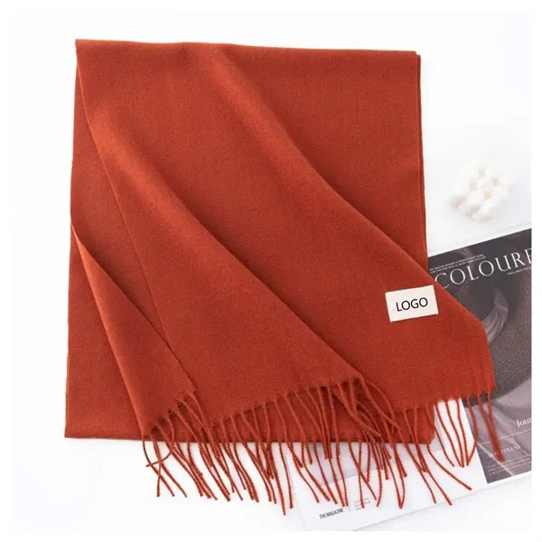 Soft Cashmere Feel Wide Winter Scarf