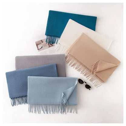 Soft Cashmere Feel Wide Winter Scarf