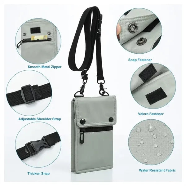 Long Keeper Anti Theft Neck Travel Wallet