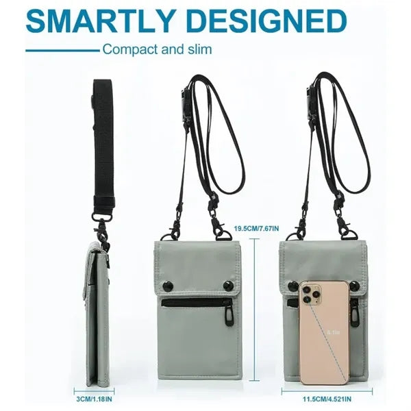 Long Keeper Anti Theft Neck Travel Wallet