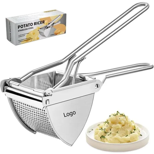 Heavy Duty Potato Masher And Ricer Stainless Steel