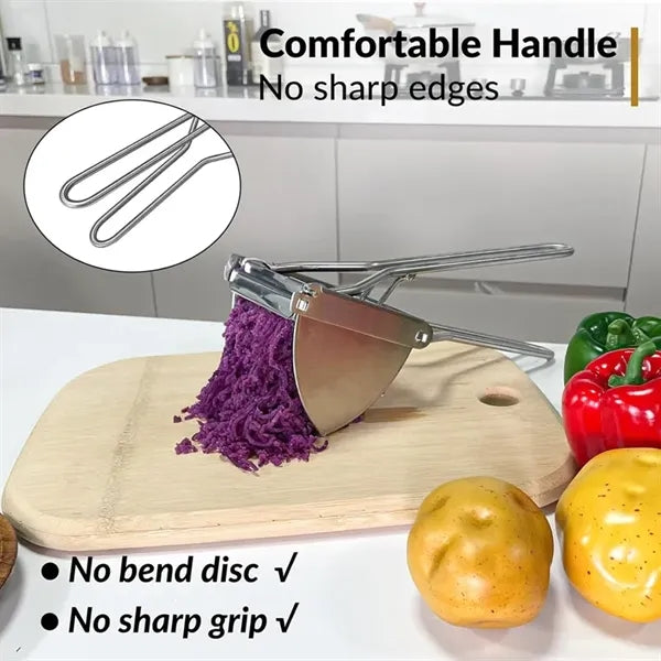 Heavy Duty Potato Masher And Ricer Stainless Steel