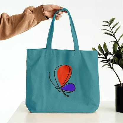 12 oz Cotton Canvas Tote Bag - 13"W x 15"H