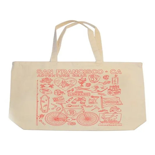 12 oz Cotton Canvas Tote Bag -17" x 13"