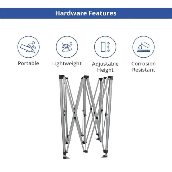 Steel Custom Canopy Tent - Topper and frame (10'x10')