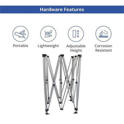 Steel Custom Canopy Tent - Topper and frame (10'x10')