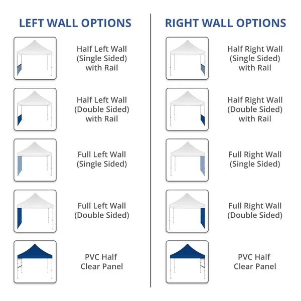 Steel Custom Canopy Tent - Topper and frame (10'x10')