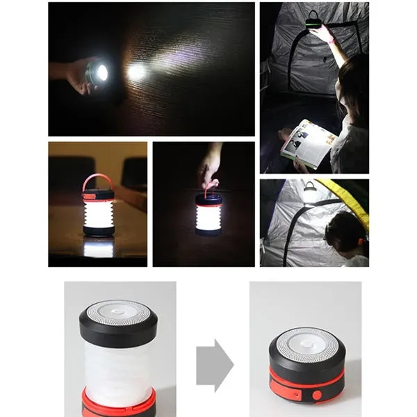 Solar Rechargeable Telescopic Camping Lantern