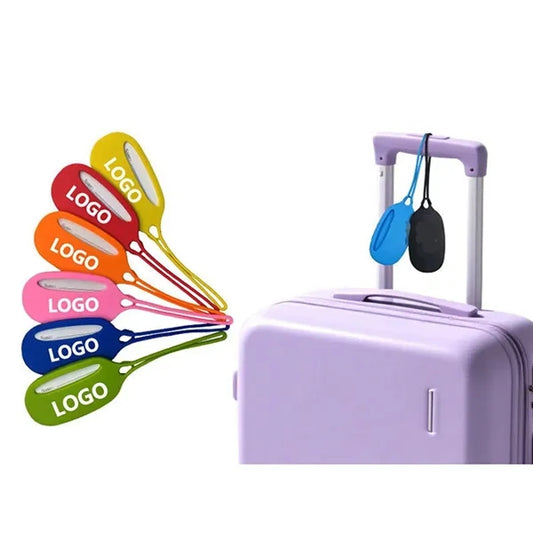 Silicone Luggage Tag With Name ID Card