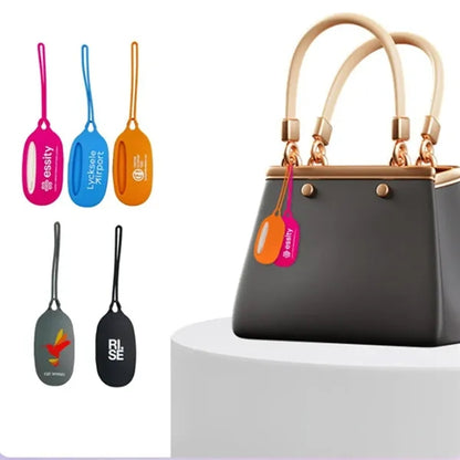 Silicone Luggage Tag With Name ID Card