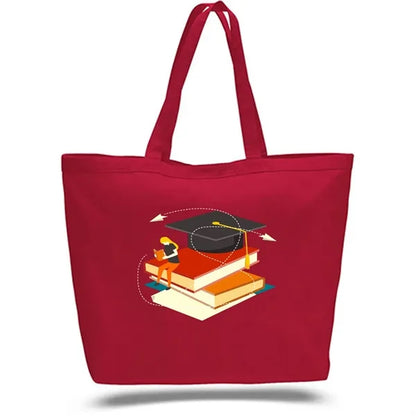 Sublimation 12 oz Poly Canvas Tote Bag - 23" x 17" x 6"G x