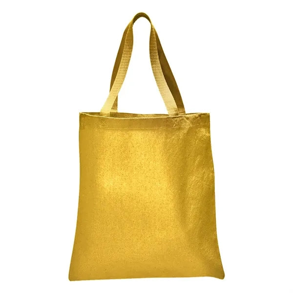 Value 6 oz Cotton Canvas Tote Bag - 15"W x16"H x 3"D x