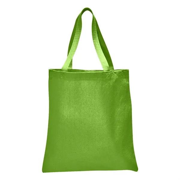 Value 6 oz Cotton Canvas Tote Bag - 15"W x16"H x 3"D x