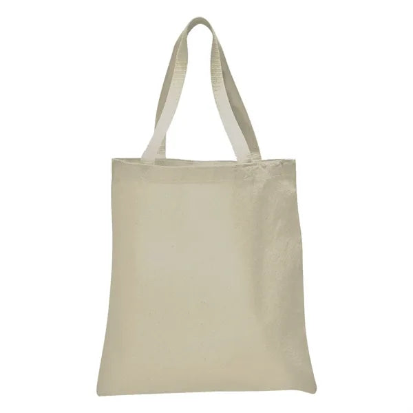 Value 6 oz Cotton Canvas Tote Bag - 15"W x16"H x 3"D x