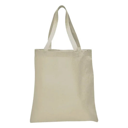 Value 6 oz Cotton Canvas Tote Bag - 15"W x16"H x 3"D x