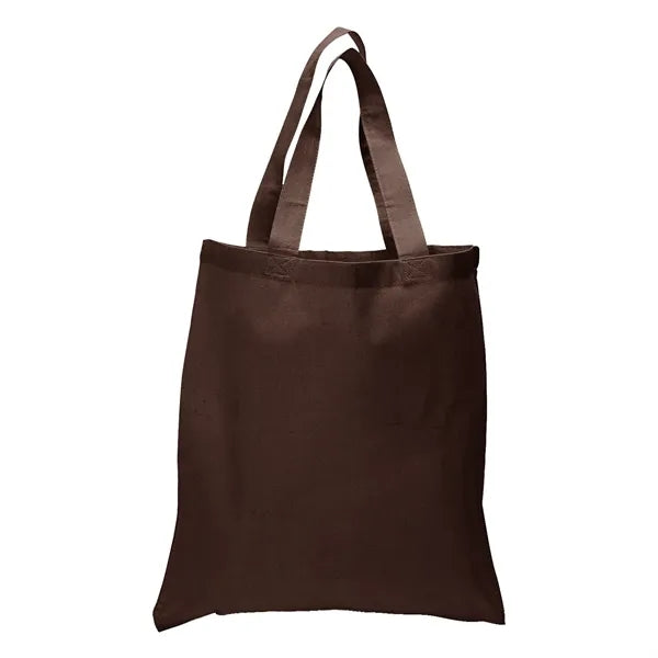 Value 6 oz Cotton Canvas Tote Bag - 15"W x 16"H x 21"Handle