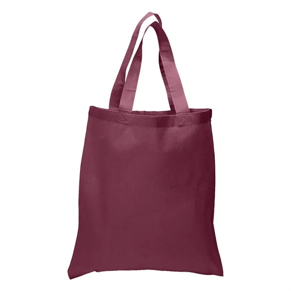 Value 6 oz Cotton Canvas Tote Bag - 15"W x 16"H x 21"Handle