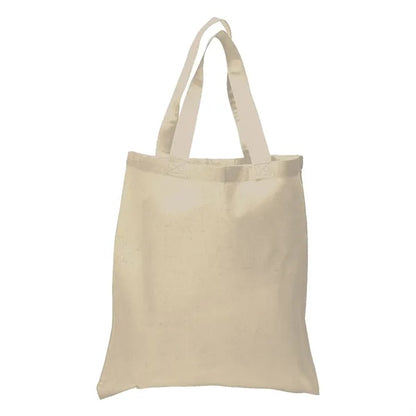 Value 6 oz Cotton Canvas Tote Bag - 15"W x 16"H x 21"Handle