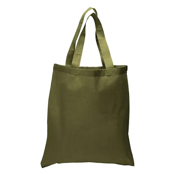 Value 6 oz Cotton Canvas Tote Bag - 15"W x 16"H x 21"Handle