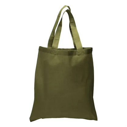 Value 6 oz Cotton Canvas Tote Bag - 15"W x 16"H x 21"Handle