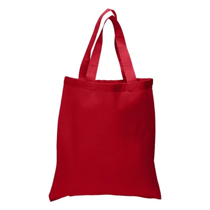 Value 6 oz Cotton Canvas Tote Bag - 15"W x 16"H x 21"Handle