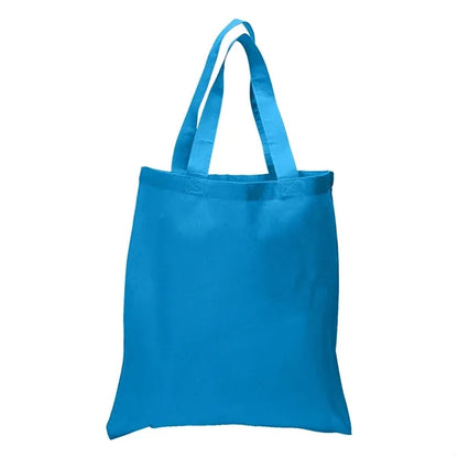 Value 6 oz Cotton Canvas Tote Bag - 15"W x 16"H x 21"Handle