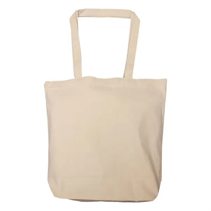 7 oz Cotton Canvas Tote Bag - 15"x16" w/ - 3"G- 22"Handle