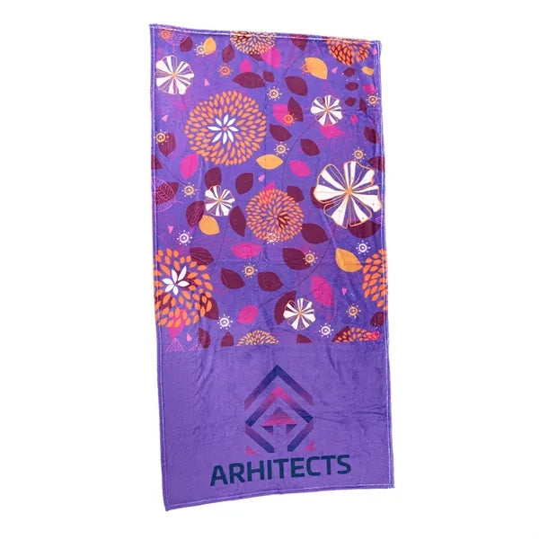 Microfiber Velour Beach Towel