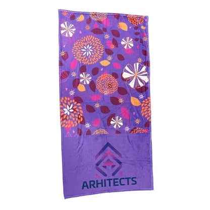 Microfiber Velour Beach Towel