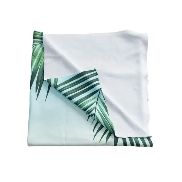 Subli-Sheared Velour Beach Towel