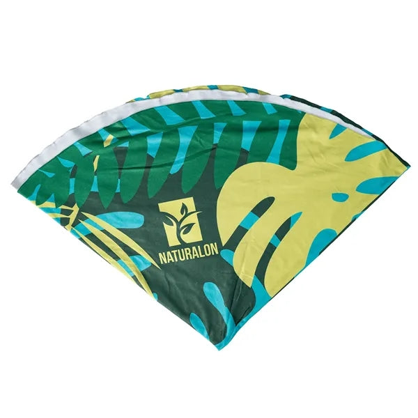 Round Subli-Sheared Velour Beach Towel (60" Diameter)