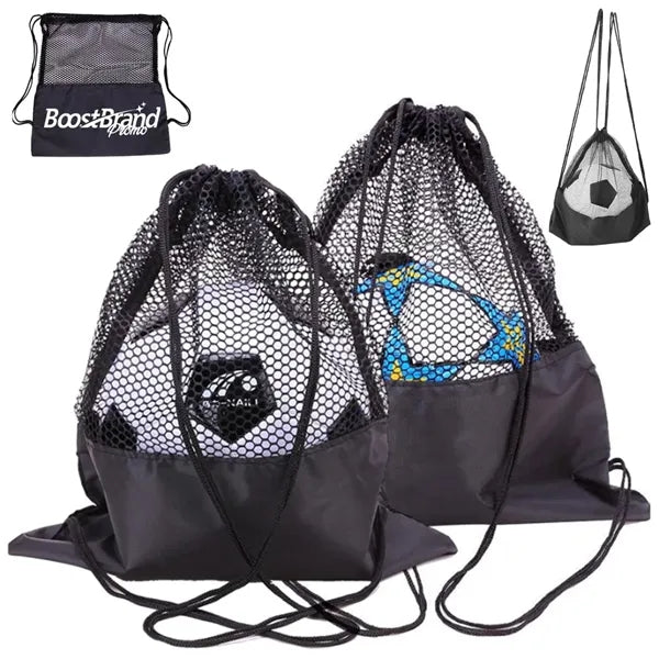 Mesh Drawstring Sports Ball Bag