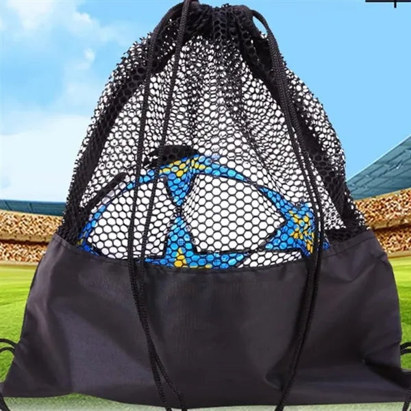 Mesh Drawstring Sports Ball Bag