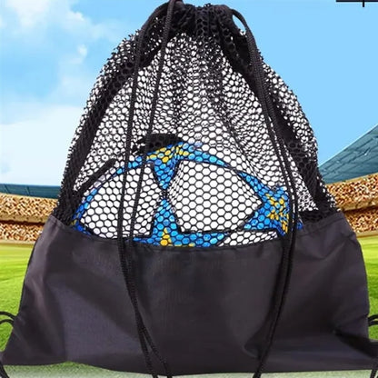 Mesh Drawstring Sports Ball Bag
