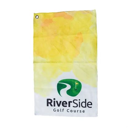 Microfiber Plush Golf Towel with Carabiner - 12" x 20"