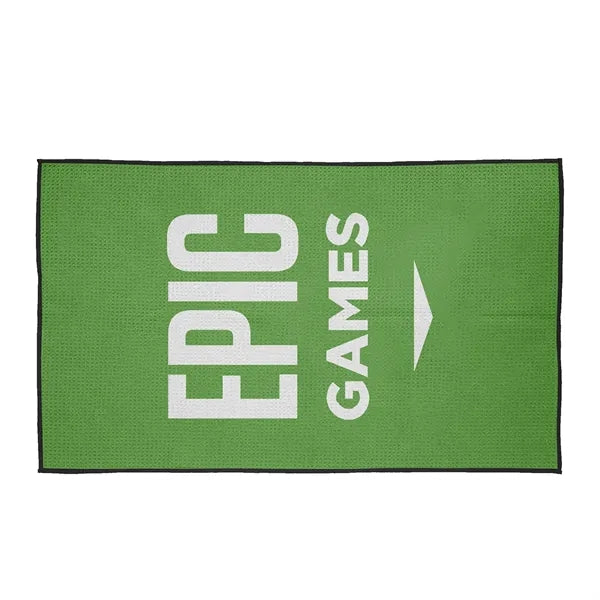 Microfiber Velour Golf Towel with Carabiner