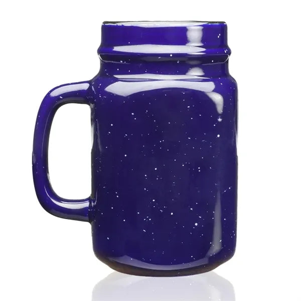 16 oz. Savannah Ceramic Personalized Mason Jar