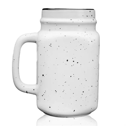 16 oz. Savannah Ceramic Personalized Mason Jar