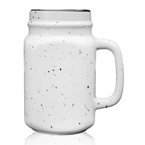 16 oz. Savannah Ceramic Personalized Mason Jar